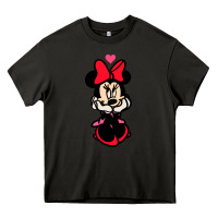 Asphalt Minnie Mouse Heavy Core Tee - CowhideDigitalArt