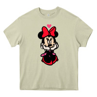 Mossy Minnie Mouse Heavy Core Tee - CowhideDigitalArt