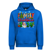 Cobalt family christmas 2024 Urban Hoodie - Zillion Design Studio