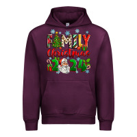 Mauve Wine family christmas 2024 Urban Hoodie - Zillion Design Studio