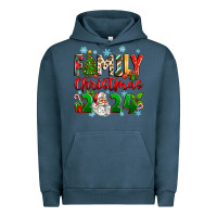Pigment Midnight Navy family christmas 2024 Urban Hoodie - Zillion Design Studio
