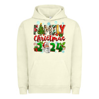 Pigment Pistachio family christmas 2024 Urban Hoodie - Zillion Design Studio