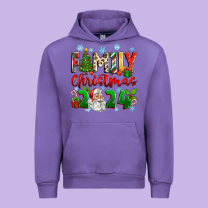 Family Christmas 2024 Urban Hoodie Designed By Zillion Design Studio
