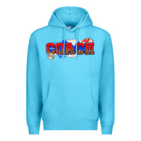 Ocean Blue coach Premium Hoodie - texasbilliewilder