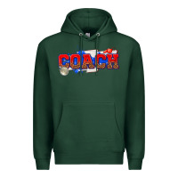 Sports Green coach Premium Hoodie - texasbilliewilder