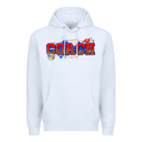 White coach Premium Hoodie - texasbilliewilder
