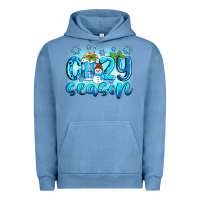 Pigment Pebble Blue cozy season winter Urban Hoodie - Zillion Design Studio