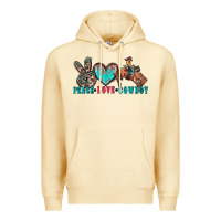 Pina Colada peace love cowboy Premium Hoodie - Zillion Design Studio