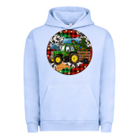 Pigment Grape Ice Christmas Farm Tractor Urban Hoodie - RanaPortraitStore
