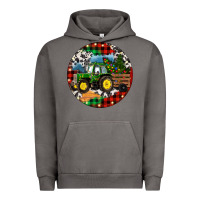 Pigment Tornado Christmas Farm Tractor Urban Hoodie - RanaPortraitStore
