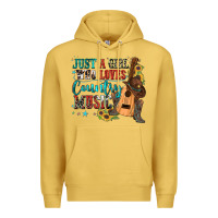 Antique Gold just a girl who loves country music Premium Hoodie - Zillion Design Studio