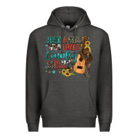 Charcoal Heather just a girl who loves country music Premium Hoodie - Zillion Design Studio