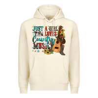 Sandshell just a girl who loves country music Premium Hoodie - Zillion Design Studio