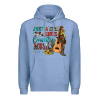 Colony Blue just a girl who loves country music Premium Hoodie - Zillion Design Studio