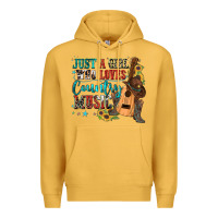 Mustard just a girl who loves country music Premium Hoodie - Zillion Design Studio