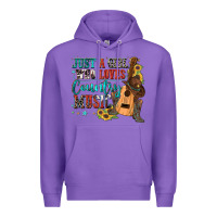 Purple just a girl who loves country music Premium Hoodie - Zillion Design Studio