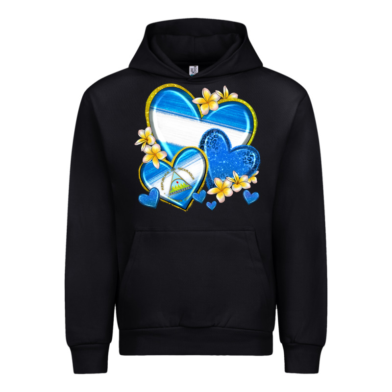 Nicaragua Hearts Urban Hoodie by texasbilliewilder | Teevron