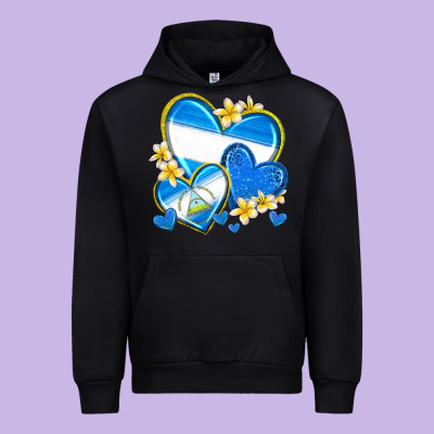 Urban Hoodie nicaragua hearts