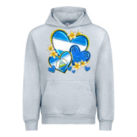 Heather Grey nicaragua hearts Urban Hoodie - texasbilliewilder
