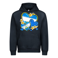 Navy nicaragua hearts Urban Hoodie - texasbilliewilder