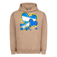 Pigment Burro nicaragua hearts Urban Hoodie - texasbilliewilder