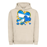 Pigment French Oak nicaragua hearts Urban Hoodie - texasbilliewilder