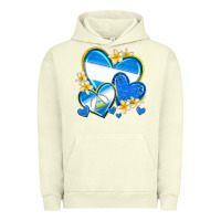 Pigment Pistachio nicaragua hearts Urban Hoodie - texasbilliewilder