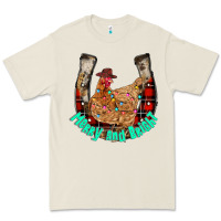 Bone horseshoe chicken Premium Tee - CowhideDigitalArt