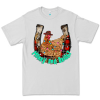 Dove Grey horseshoe chicken Premium Tee - CowhideDigitalArt