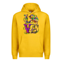 Lemon Mardi Gras Love With King Cake Premium Hoodie - RanaPortraitStore