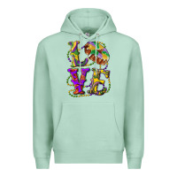 Seafoam Mardi Gras Love With King Cake Premium Hoodie - RanaPortraitStore