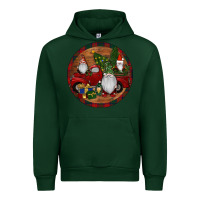 Forest Green Gnome Truck Christmas Urban Hoodie - RanaPortraitStore