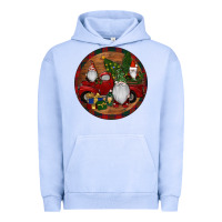 Pigment Grape Ice Gnome Truck Christmas Urban Hoodie - RanaPortraitStore