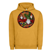 Pigment Peanut Butter Gnome Truck Christmas Urban Hoodie - RanaPortraitStore