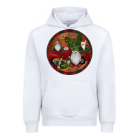 White Gnome Truck Christmas Urban Hoodie - RanaPortraitStore