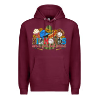 Burgundy diamonds are a girls best friend Premium Hoodie - texasbilliewilder