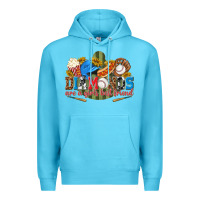 Ocean Blue diamonds are a girls best friend Premium Hoodie - texasbilliewilder