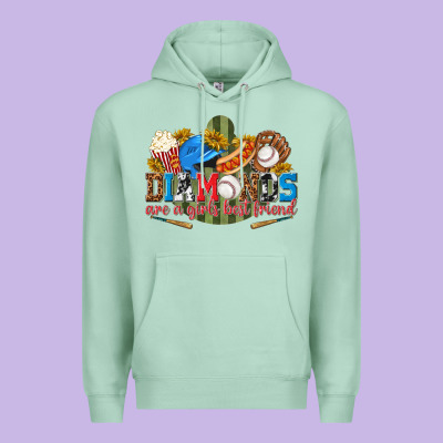 Diamonds Are A Girls Best Friend Premium Hoodie Designed By Texasbilliewilder