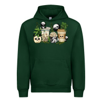 Forest Green panda coffee cups Urban Hoodie - texasbilliewilder