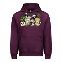 Mauve Wine panda coffee cups Urban Hoodie - texasbilliewilder