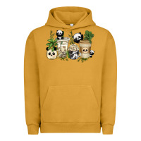 Pigment Peanut Butter panda coffee cups Urban Hoodie - texasbilliewilder