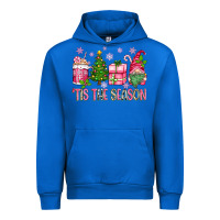 Cobalt pink christmas 'tis the season gnome Urban Hoodie - Zillion Design Studio