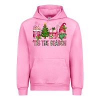 Fuchsia Pink pink christmas 'tis the season gnome Urban Hoodie - Zillion Design Studio