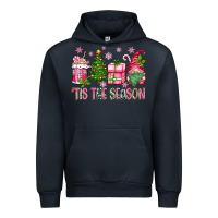 Navy pink christmas 'tis the season gnome Urban Hoodie - Zillion Design Studio