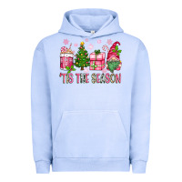 Pigment Grape Ice pink christmas 'tis the season gnome Urban Hoodie - Zillion Design Studio