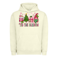Pigment Pistachio pink christmas 'tis the season gnome Urban Hoodie - Zillion Design Studio