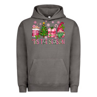 Pigment Tornado pink christmas 'tis the season gnome Urban Hoodie - Zillion Design Studio