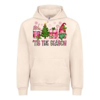 Sandshell pink christmas 'tis the season gnome Urban Hoodie - Zillion Design Studio