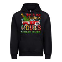 Black this is my christmas movies watching blanket Urban Hoodie - Zillion Design Studio