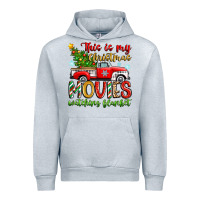 Heather Grey this is my christmas movies watching blanket Urban Hoodie - Zillion Design Studio